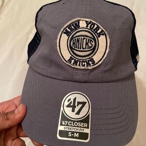 '47 Navy & Black Stretch-Fit Cap with Interior Branding